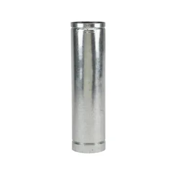 Selkirk 304 SS Galvanized 4 in Dia x 24 in L Type L Pellet Stove Pipe