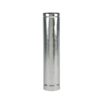 SELKIRK 36 in 304 SS Paintable Galvanized Adjustable L-Vent Pipe