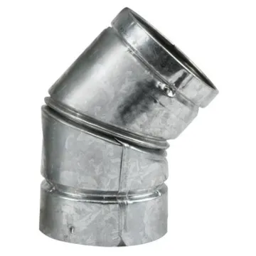 Selkirk 45 deg 4 in Dia Type L Pellet Stove Elbow