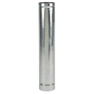 Selkirk 304 SS Galvanized 4 in Dia x 60 in L Type L Pellet Stove Pipe