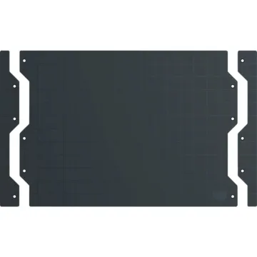 Gator Magnetics 1.5 x 12 Black 16-Gauge Galvanized Steel Wall Target Edge Cap (2-Pack)
