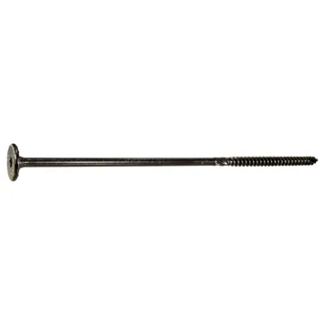 Midwest Fastener 3/8" x 10" Flat Head, Structural Screw, XL1500 Coating, Black (Bulk Box 25 pc)