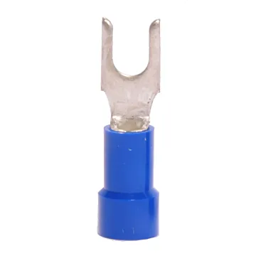 16-14 Vinyl-Insulated Blue Block Spade (100pk) #6