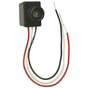 Do it Best Hard Wire Black Photocell Lamp Post Control