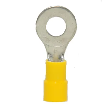 12-10 Vinyl-Insulated Yellow Ring Terminal (10pk) 1/4 in.