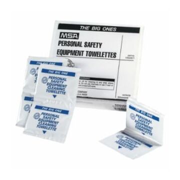 MSA 10022871 11 in 8 in Respirator Cleaning Wipe