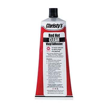 Christy's Red Hot Clear Vinyl Adhesive - 1.5 oz