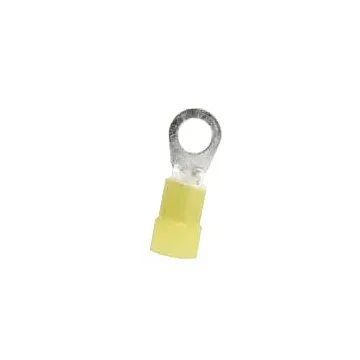 4 AWG Nylon-Insulated Ring Terminal (25pk) 3/8 in.