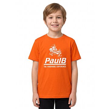 PaulB Kids T-Shirt- Orange