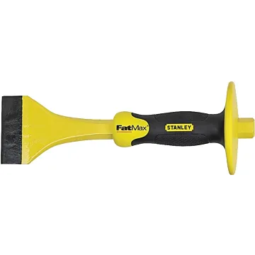 Stanley STANLEY FMHT16468 Floor Chisel, 3 in Tip, Flat Tip, 5.11 in Handle, Ergonomic Handle, Rubber Handle, Steel