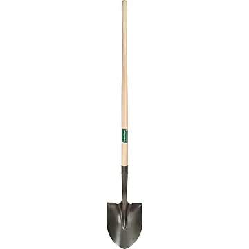 UnionTools 40191 Shovel, 9-1/2 in W Blade, Steel Blade, Hardwood Handle, Straight Handle, 48 in L Handle