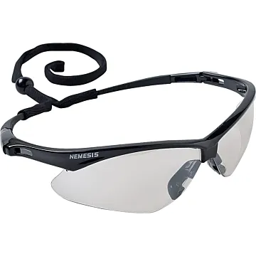 Jackson Safety GLASSES SAFETY BLK W/CLR LENS