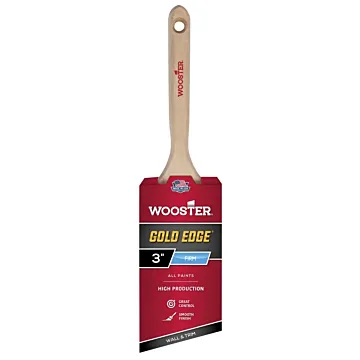 WOOSTER Gold Edge 3 in. Angle Sash Brush