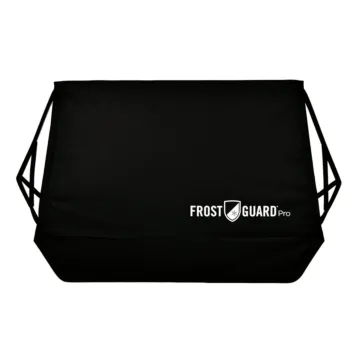 Delk Standard Polyester Black Windshield Cover