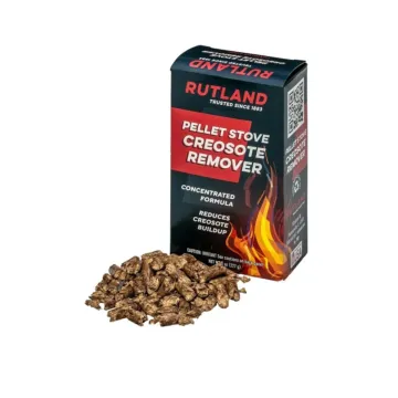 Rutland 98P Pellet Stove Creosote Remover, Brown, 8 oz Box