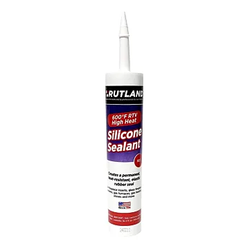 Rutland 76R Silicone Sealant, Red, 10.3 oz, Cartridge