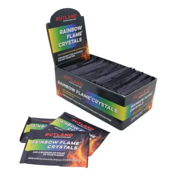 Rutland Rainbow Flame 715P Rainbow Flame Crystal, Blue/Green