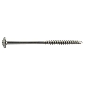 Saber Drive 5/16" x 5" T-30 Star Drive, Construction Lag, Stainless Steel (Bulk Box 25 pc)
