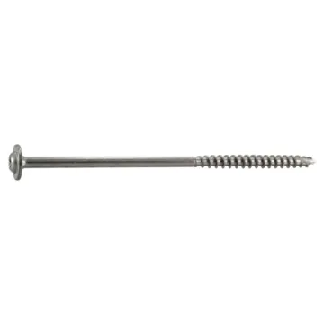 Saber Drive 5/16" x 6" T-30 Star Drive, Construction Lag, Stainless Steel (Bulk Box 20 pc)
