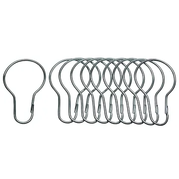 Danco 89046 Shower Curtain Hook, Metal, Chrome