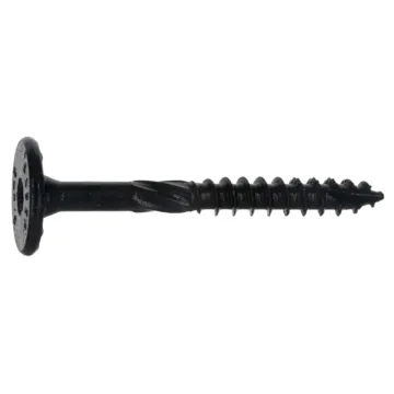 Midwest Fastener 3/8" x 2-7/8" Flat Head, Structural Screw, XL1500 Coating, Black (Bulk Box 50 pc)