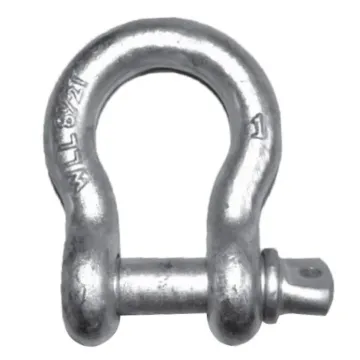3/4 in 4.75 ton Galvanized Screw Pin Anchor Shackle