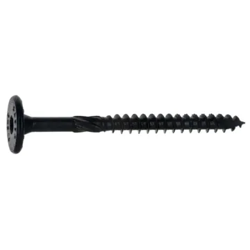 Midwest Fastener 3/8" x 3-3/4" Flat Head, Structural Screw, XL1500 Coating, Black (Bulk Box 50 pc)