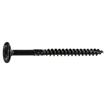Midwest Fastener 5/16" x 3-3/4" Flat Head, Structural Screw, XL1500 Coating, Black (Bulk Box 50 pc)