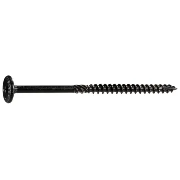 Midwest Fastener 5/16" x 5" Flat Head, Structural Screw, XL1500 Coating, Black (Bulk Box 25 pc)