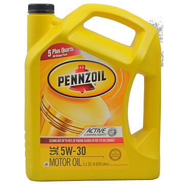Pennzoil 5W30 Motor Oil, 5 Quart