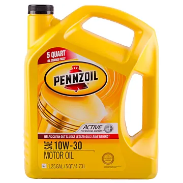 Pennzoil 10W30 Motor Oil, 5 Quart