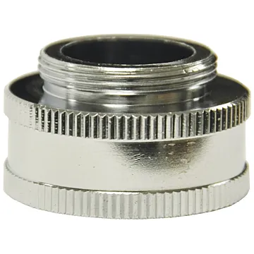 Danco 10511 Washing Machine Adapter, 3/4 in x 55/64-27 in, GHTF x Male, Brass, Chrome Plated