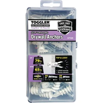 TOGGLER Assorted Drywall Kit (50 pc)
