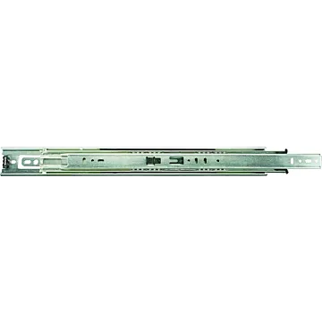 Knape & Vogt 8400P 14 Drawer Slide, 100 lb, 14 in L Rail, 1/2 in W Rail, Anochrome
