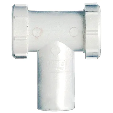 Plumb Pak PP66-7W Center Outlet and Tailpiece, 1-1/2 in, Slip-Joint, Plastic, White
