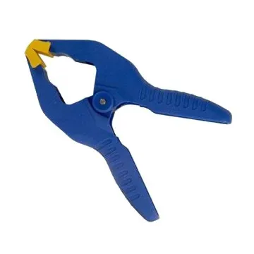 Irwin IRWIN Quick-Grip Resin Spring Clamp, 2-Inch ( , Blue