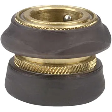 Gilmour 809014-1002 Hose Quick Connector Female, Female, Brass, Bronze