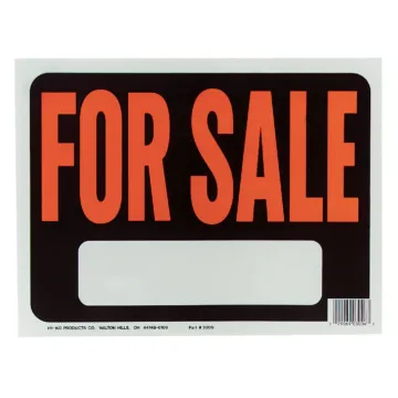 HY-KO Hy-Ko 9x12 Plastic Sign, For Sale