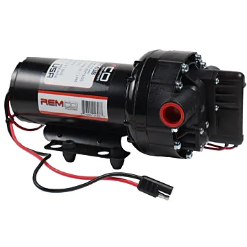 Remco 12V 5.3 GPM 60psi Electric Demand Diaphragm SmoothFlo Pump with 1/2" Female NPT Ports