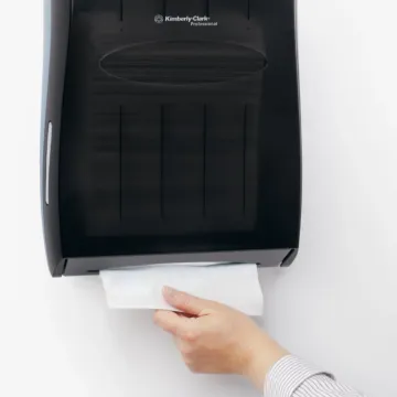Kimberly-Clark Professional ™ Universal Folded Towel Dispenser (09905), Smoke (Black), 13.31" x 18.85" x 5.85" (Qty 1)