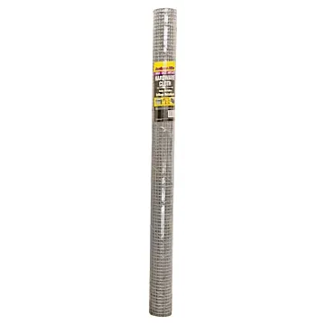 Jackson Wire 11 03 17 13 Hardware Cloth, 10 ft L, 48 in W, 19 Gauge, 1/2 x 1/2 in Mesh, Galvanized