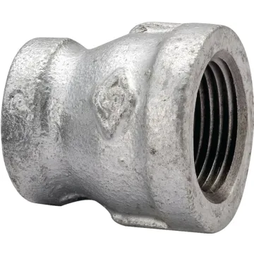 ProSource PPG240-10X6 Reducing Pipe Coupling, 3/8 x 1/8 in, Threaded, Malleable Steel, SCH 40 Schedule