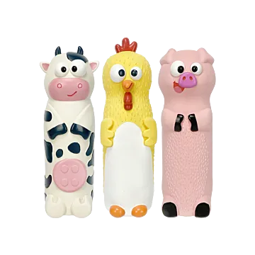 Crunching Animals Dog Toy