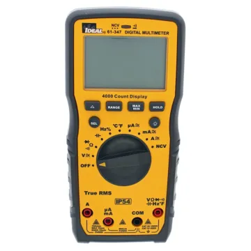 Ideal Industries 1000 V 10 A 10 Hz-9.99 KHz Auto Range TRMS AC-DC Multimeter