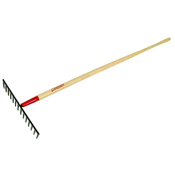 Razor-Back 63121 Road Rake, 3-7/8 in L Head, 16 in W Head, 14-Tine, Steel Tine, Steel Head, 66-1/4 in L Tine
