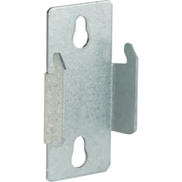 Kenney Double Silver Curtain Rod Bracket (2-Pack)