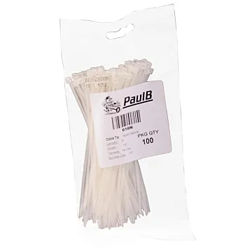 Cable Tie Express 1.2 in 18 lb Nylon 66 Miniature Cable Tie