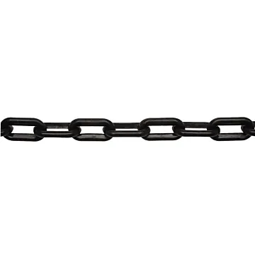 Campbell 099-0857 Decorator Chain, Black, 1/2 in W Inside Link, #8, 60 ft L, Plastic