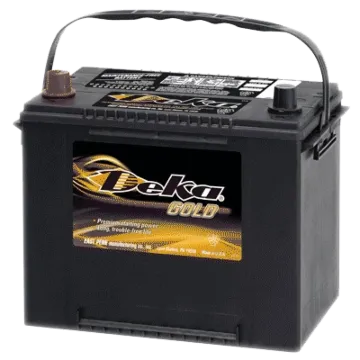 Deka 12 V Tapered Post 650 Flooded Automotive Battery