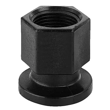 Norwesco 1" Flange x 1" Female NPT Poly Fitting